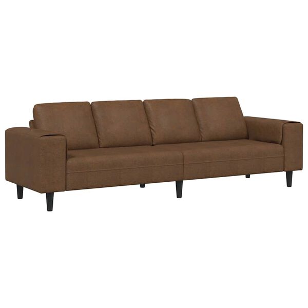 vidaXL Stue Sofa Brun 250 x 77 x 76 cm