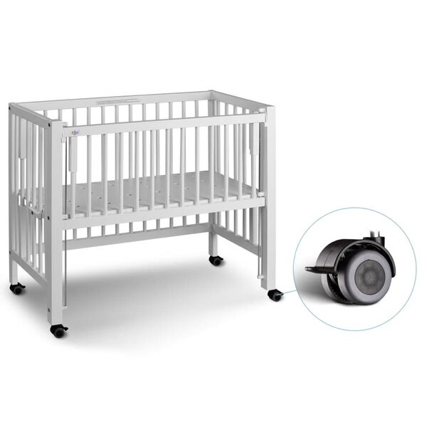 tiSsi bedside crib Sophie 95x45x82 cm hvid