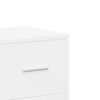 vidaXL kommoder 2 stk.. 60x31x84 cm konstrueret tr&aelig; hvid