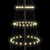 vidaXL LED juletr&aelig; med 295 LED'er med stativ Varm hvid 250 cm Metal