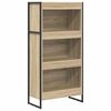 vidaXL Bogskab 60 x 30 x 121 cm Konstrueret tr&aelig; Sonoma