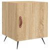 vidaXL sengebord 40x40x50 cm konstrueret tr&aelig; sonoma-eg
