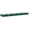 vidaXL H&aelig;vet Havebed Gr&oslash;n 400 x 80 x 24 cm koldvalset st&aring;l