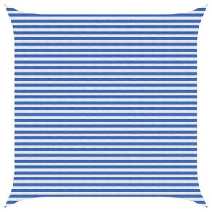 vidaXL Solsejl Bl&aring; og Hvid 4,5 x 4,5 m HDPE