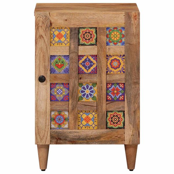 vidaXL Badev&aelig;relsesskab Naturfarvet 38 x 33,5 x 58 cm Massivt mangotr&aelig;