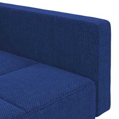 vidaXL 2-personers sovesofa med 2 puder stof blå