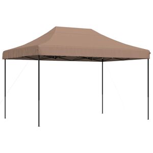 vidaXL pop op-festtelt 410x279x315 cm foldbart brun