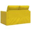 vidaXL 2-i-1 sovesofa 122x204x55 cm velour m&oslash;rkegul