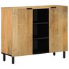 vidaXL sk&aelig;nk 90x33x75 cm massivt mangotr&aelig; brun