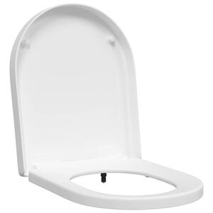 vidaXL Toilet s&aelig;de Indstillelig Hvid 48 x 36,5 x 4,5 cm Polypropylen
