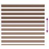 vidaXL zebragardin brun 165x100 cm stofbredde 160,9 cm polyester