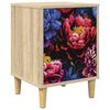vidaXL Natskab KIEL Sonoma-eg 36 x 33 x 50 cm Konstrueret tr&aelig;