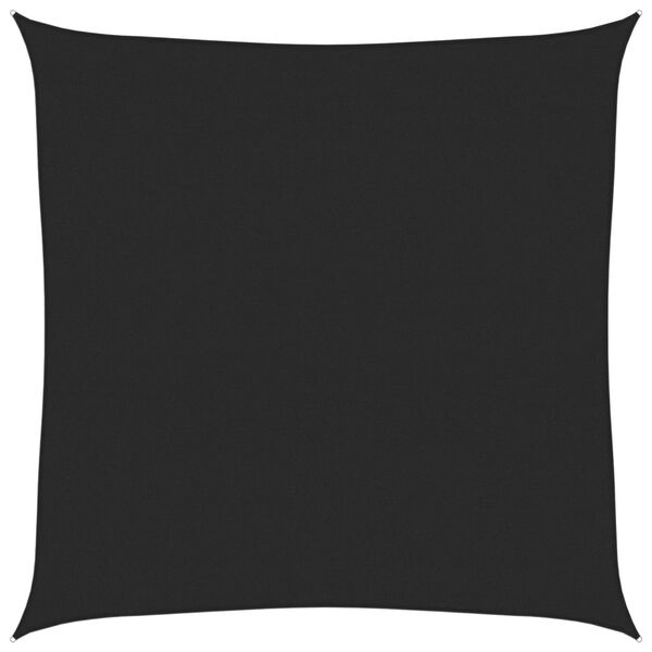 vidaXL solsejl 7x7 m 160 g/m&sup2; HDPE sort