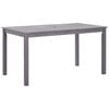 vidaXL havebord 140x80x74 cm massivt akacietr&aelig; gr&aring;vasket