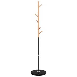 vidaXL stumtjener 172 cm pulverlakeret jern sort