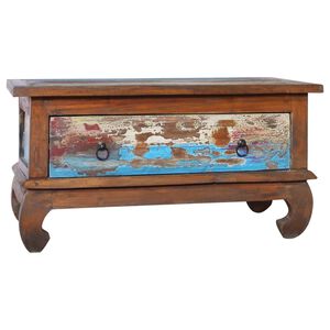 vidaXL sofabord 80x50x40 cm genanvendt teaktr&aelig;