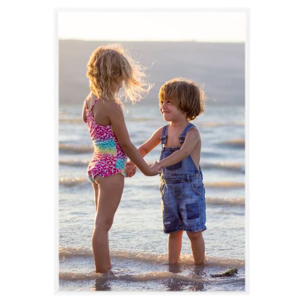 vidaXL billedrammer 3 stk. til væg eller bord 21x29,7 cm MDF hvid