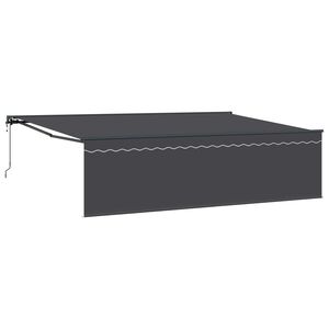 vidaXL Udtr&aelig;kkelig markise Antracit 500 &times; 300 cm