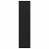 vidaXL Garderobeskab Sort eg 30 x 50 x 200 cm Konstrueret træ