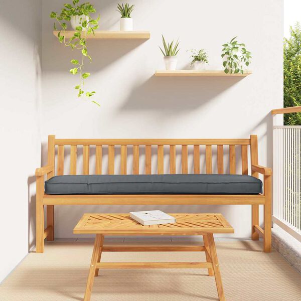 vidaXL Pallet pude Antracit 180 x 40 x 8 cm Oxford stof