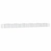 vidaXL buet gabion-h&oslash;jbed 600x50x50 cm galvaniseret jern