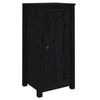 vidaXL sk&aelig;nke 2 stk. 39x35x80 cm massivt fyrretr&aelig; sort