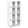 vidaXL rumdelerreol hvid 69,5x29x137,5 cm konstrueret tr&aelig;