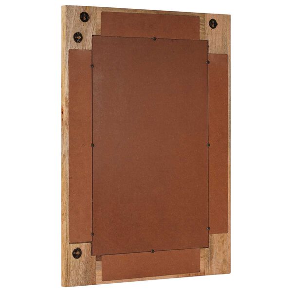 vidaXL Badev&aelig;relsesspejl Naturfarvet 50 x 70 x 3 cm Massivt mangotr&aelig;