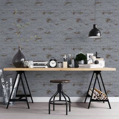 Topchic tapet Concrete Look lysegrå