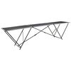 vidaXL klapbord til tapetsering MDF og aluminium 300x60x78 cm