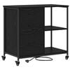 vidaXL Skab med Opladningsstation 76 x 41 x 72 cm Konstrueret tr&aelig;