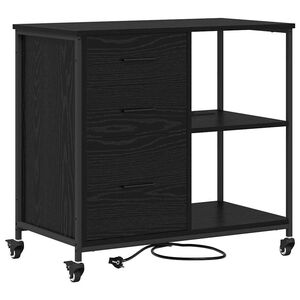 vidaXL Skab med Opladningsstation 76 x 41 x 72 cm Konstrueret tr&aelig;