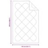 vidaXL Quilts & Duveter Hvid 135 x 220 cm Microfiber
