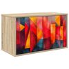 vidaXL V&aelig;gh&aelig;ngt TV Skab HEESCH 69 x 33 x 40 cm Sonoma-eg