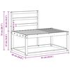 vidaXL Udend&oslash;rs sofagruppe 2 pcs Naturfarvet 182,5 x 63 x 73 cm