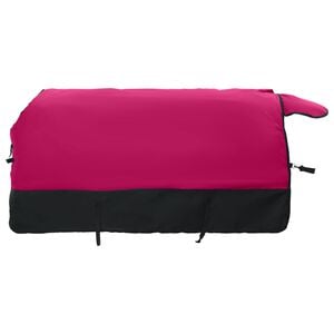 vidaXL Hestet&aelig;ppe Pink og Sort 75 cm Polyester