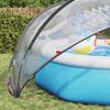 vidaXL Pool Dome Transparent 472 x 460 x 229 cm PVC