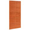 vidaXL Laded&oslash;r Voksbrun 100 x 208 cm Massivt fyrretr&aelig;