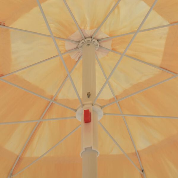 vidaXL strandparasol Hawaii-stil 180 cm naturfarvet