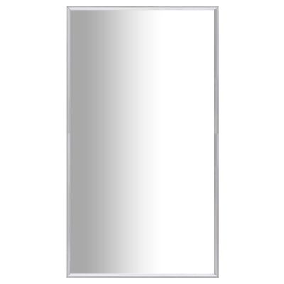 vidaXL spejl 80x60 cm sølvfarvet