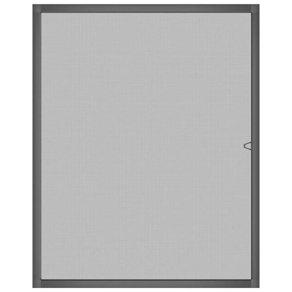 vidaXL insektnet til vinduer 100x120 cm antracitgrå