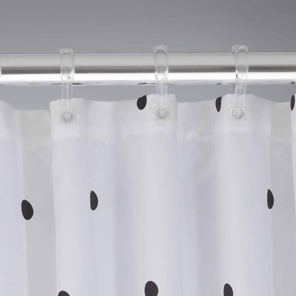 Sealskin badeforh&aelig;ng Lyrics 180 cm sort og hvid 233581319