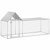 vidaXL h&oslash;nseg&aring;rd 3x1x1,5 m galvaniseret st&aring;l