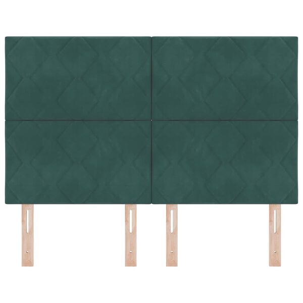 vidaXL Hovedg&aelig;rde M&oslash;rkegr&oslash;n 144 cm Fl&oslash;jl