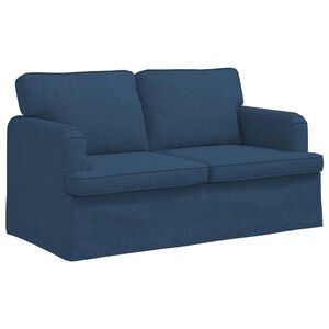 vidaXL Sofa Bl&aring; 144 x 80 x 85 cm Stof