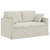 vidaXL Sofa 2 pcs Creme