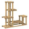 vidaXL Planteholder Hvid 93,5 x 25 x 91,5 cm Massivt Akacietr&aelig;