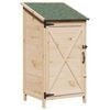 vidaXL Have Skur Naturfarvet 59,5 x 56 x 113,5 cm Massivt Fyrretr&aelig;