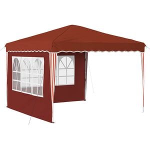 vidaXL Pop-up Festtelt Terrakotta 288 x 288 x 245 cm Oxford stof