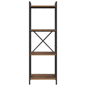 vidaXL Bogreol 40 x 30 x 119 cm Konstrueret tr&aelig; Gammelt tr&aelig;